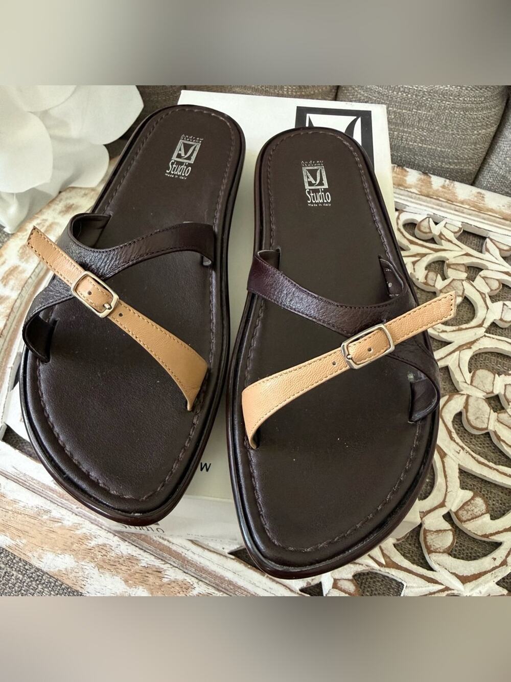 Andrew Stevens Studio Made in Italy Sandals Shoes Women’s 7